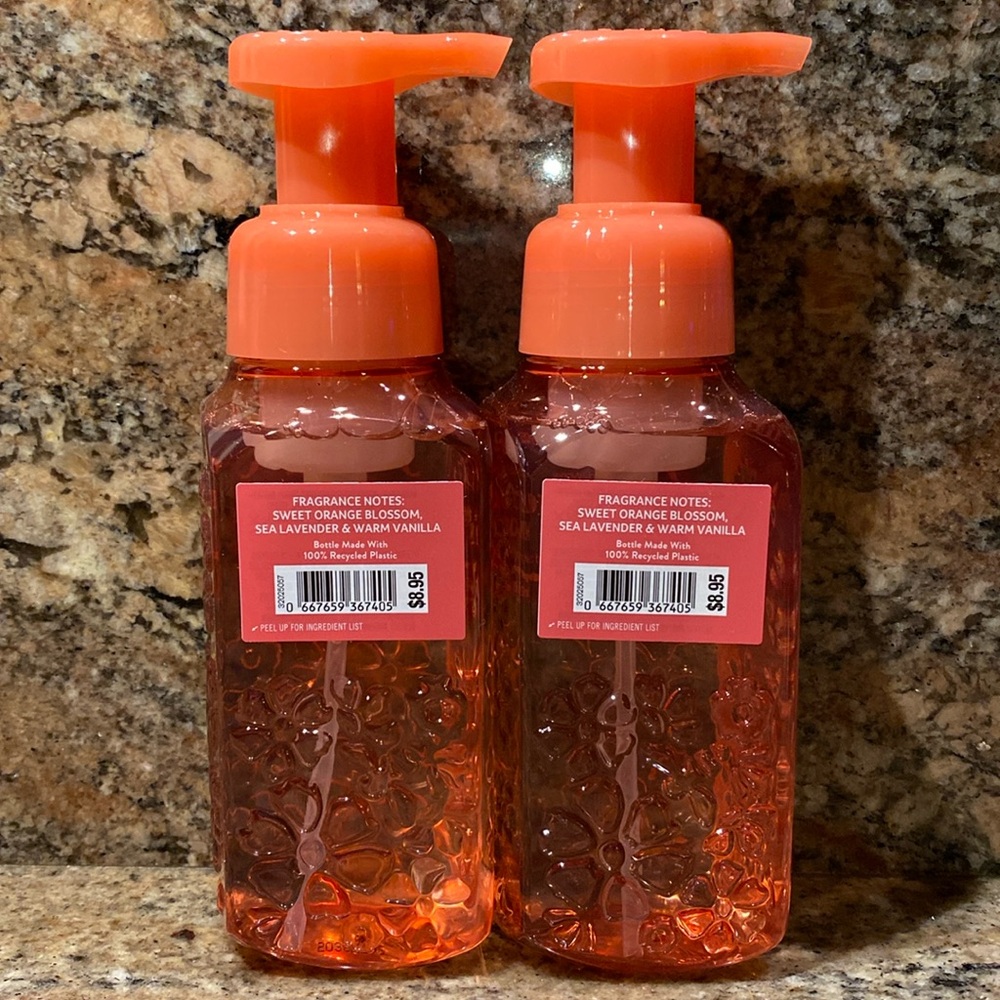 For @marybmay73 B&BW 2) “SWEET ORANGE BLOSSOM” 8.75 Gentle Foaming Hand Soap NWT - Picture 5 of 8